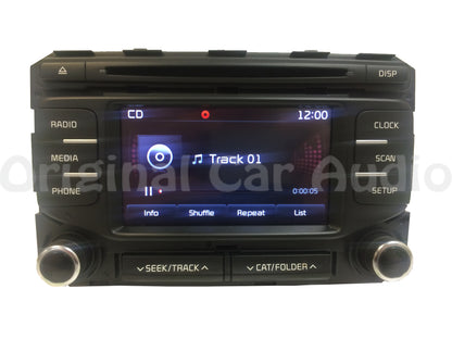 2016 - 2019 Kia Sportage OEM AM FM SAT Bluetooth Radio CD Player Receiver