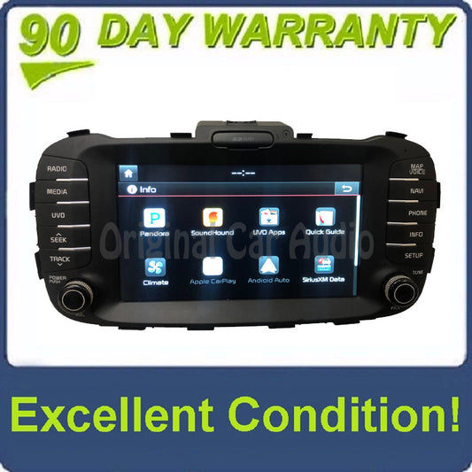 2017 - 2019 Kia Soul OEM Harman Kardon Premium Sound UVO Navigation Multi Media Radio Receiver