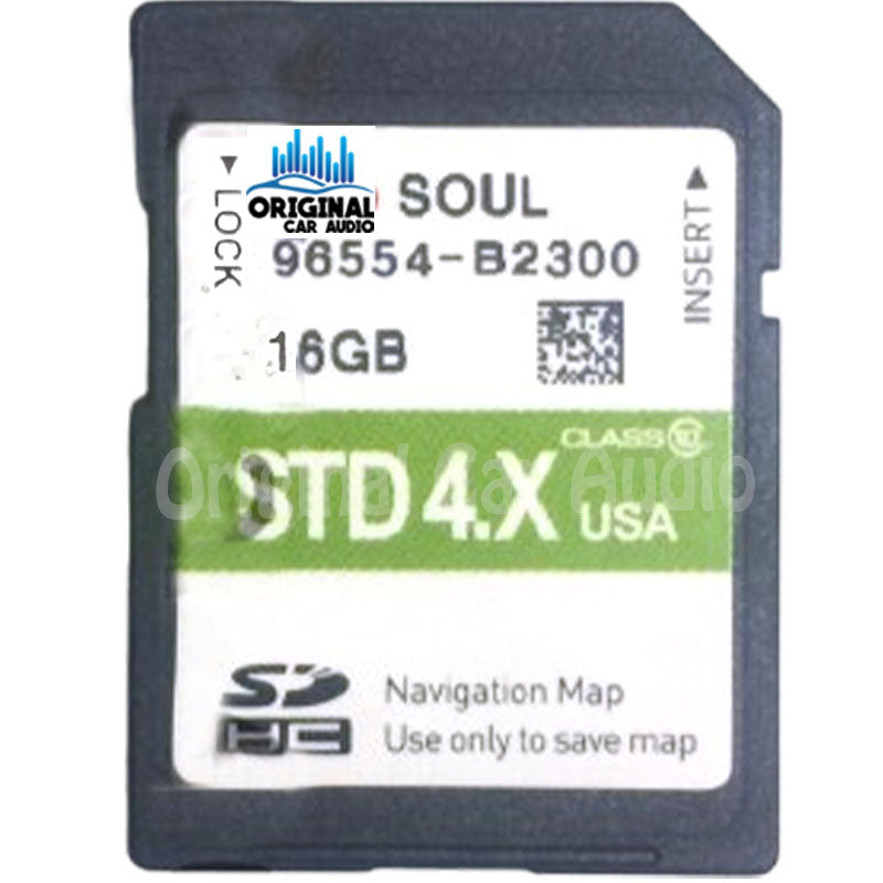 2014 - 2016 Kia Soul OEM Navigation Radio Maps SD Card