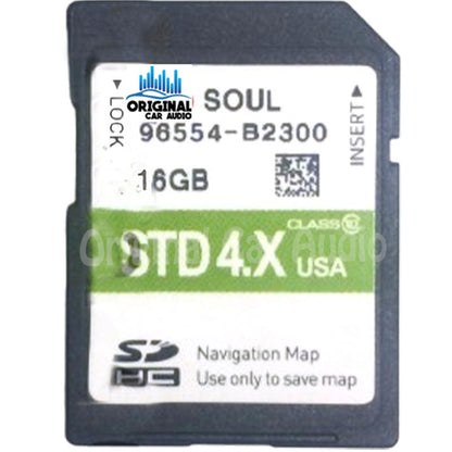 2014 - 2016 Kia Soul OEM Navigation Radio Maps SD Card