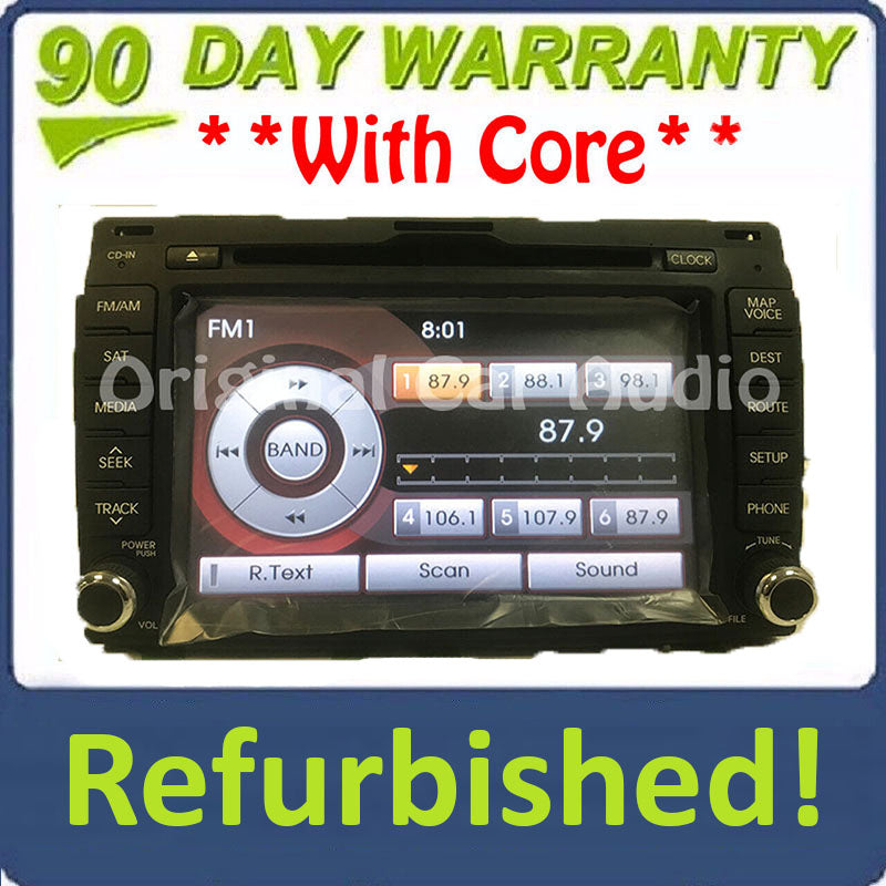 Refurbished 2010 - 2013 Kia Sportage OEM Navigation AM FM XM Radio CD Player Receiver