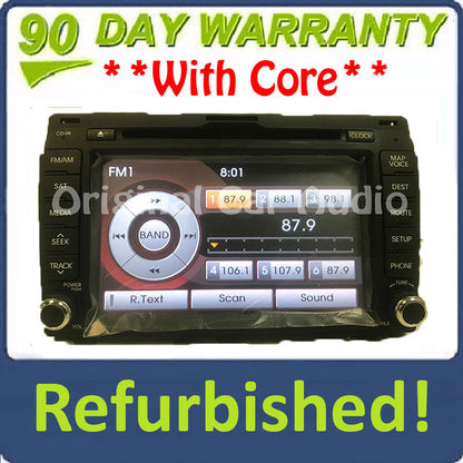 Refurbished 2010 - 2013 Kia Sportage OEM Navigation AM FM XM Radio CD Player Receiver