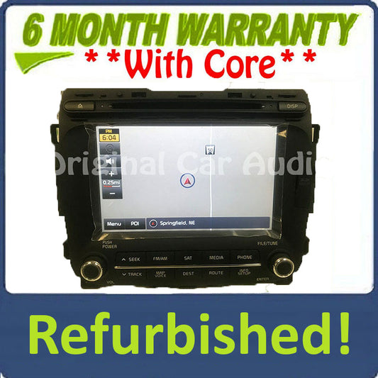 Refurbished 2014 - 2017 Kia Forte OEM UVO Touch Screen Multi Media AM FM Radio CD Player Receiver