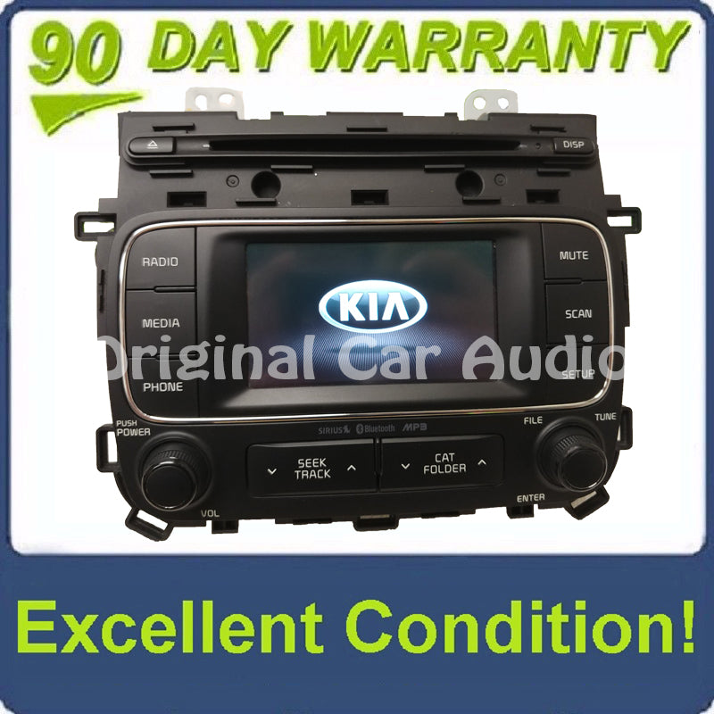 2014 - 2017 Kia Forte OEM Single CD Touch Screen AM FM SAT Radio Receiver