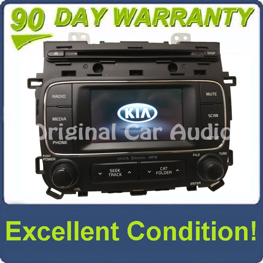 2014 - 2017 Kia Forte OEM Single CD Touch Screen AM FM SAT Radio Receiver
