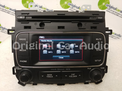 2014 - 2017 Kia Forte OEM Single CD Touch Screen AM FM SAT Radio Receiver
