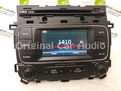 2014 - 2017 Kia Forte OEM Single CD Touch Screen AM FM SAT Radio Receiver