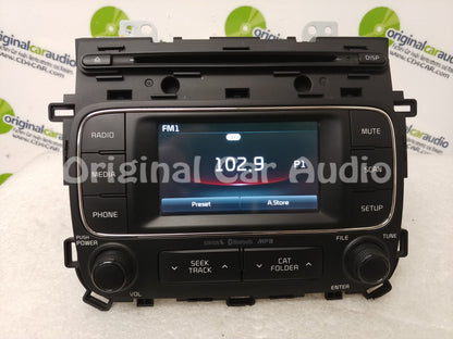 2014 - 2017 Kia Forte OEM Single CD Touch Screen AM FM SAT Radio Receiver