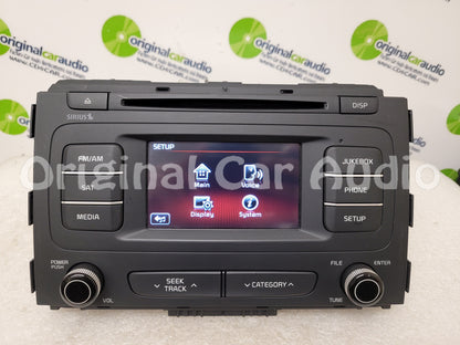 2015 - 2018 Kia Sedona OEM UVO Touch Screen Single CD Multimedia Radio