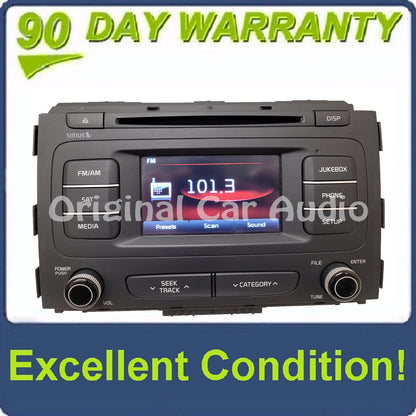 2015 - 2018 Kia Sedona OEM UVO Touch Screen Single CD Multimedia Radio