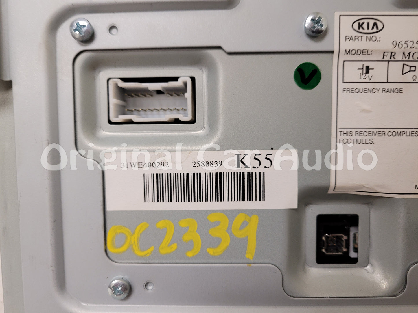 2015 Kia K900 OEM Navigation Information Display Screen