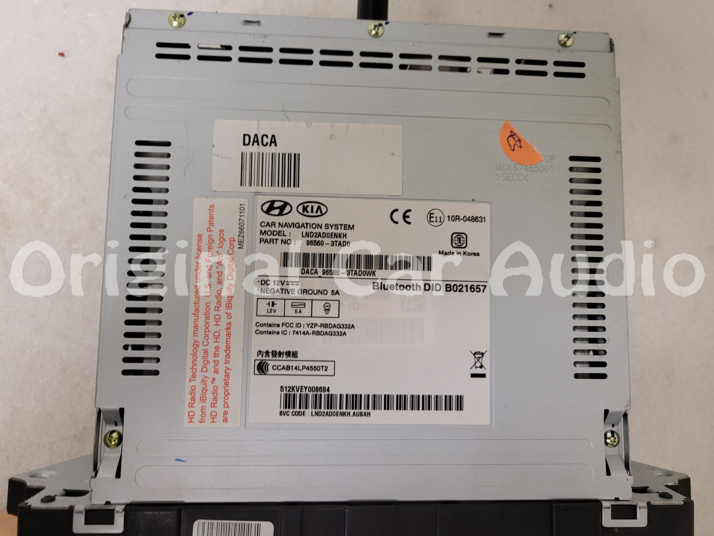 2016 - 2017 Kia K900 OEM AM FM XM Navigation Radio Receiver CD Player