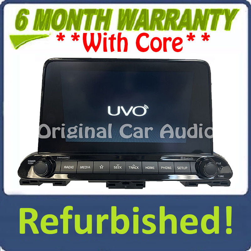 19-21 Kia Forte OEM UVO AM FM XM Android Auto Apple Car Play Radio