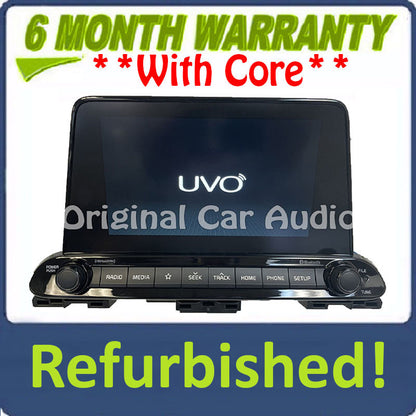19-21 Kia Forte OEM UVO AM FM XM Android Auto Apple Car Play Radio