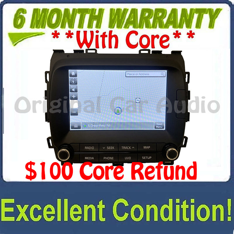 2017 - 2018 Kia Forte OEM UVO Touch Screen Multi Media Navigation Radio Receiver
