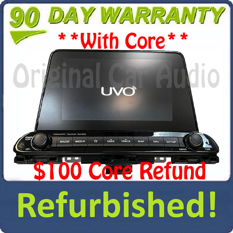 Refurbished 2019 2020 2021 KIA FORTE AUDIO MEDIA DISPLAY NAVIGATION OEM 96560M7010WK