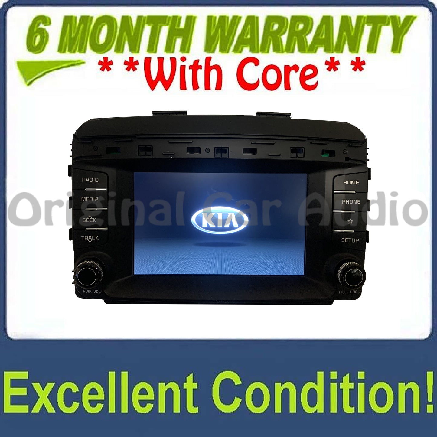 2019 - 2020 Kia Sorento OEM Apple CarPlay Multi Media Radio Receiver Display Screen