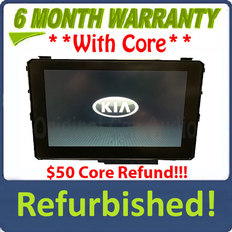 Refurbished 2020 - 2022 Kia Sportage OEM Apple Carplay Android Auto Touch Screen Multi Media Radio Receiver
