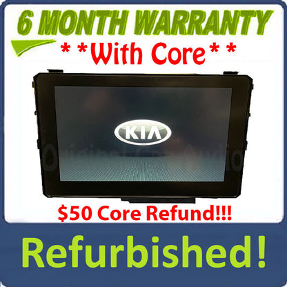 Refurbished 2020 - 2022 Kia Sportage OEM Apple Carplay Android Auto Touch Screen Multi Media Radio Receiver