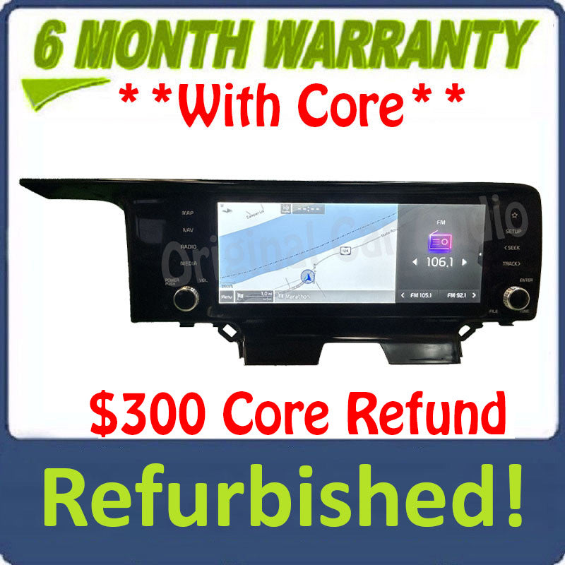 Refurbished 2021 - 2024 Kia Sorento OEM Bose Premium Sound AM FM XM Radio Display Screen Receiver