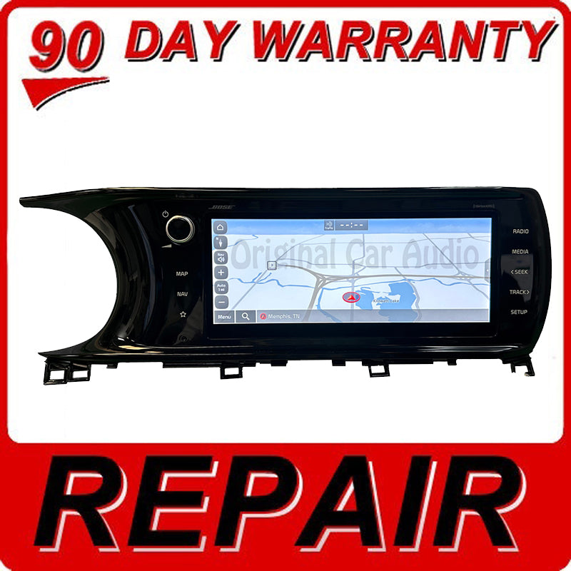 REPAIR ONLY 2021 - 2022 KIA K5 OEM BOSE Navigation 10.25" Display Screen Receiver 96560-L3780FHL