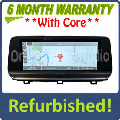 Refurbished 2020 - 2022 Kia Telluride OEM Harman Kardon Premium Sound Navigation 10.25" Multi Media Apple Car Play Android Auto Touch Screen SAT HD Radio Receiver