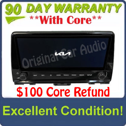 2022 - 2024 Kia Forte OEM Radio receiver GPS Navigation 10.25" Display Screen - Analog