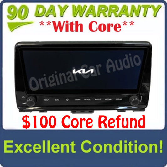 2022 - 2024 Kia Forte OEM Radio receiver GPS Navigation 10.25" Display Screen - Analog