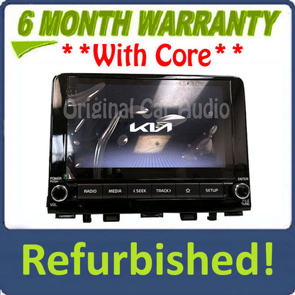 Refurbished 2018 - 2023 Kia Rio AM FM Radio Receiver w/Display Bluetooth Player OEM