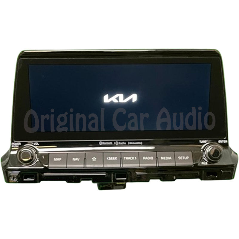 2022 Kia Seltos OEM Navigation Bluetooth XM HD Radio Touch Screen Display Receiver - Analog