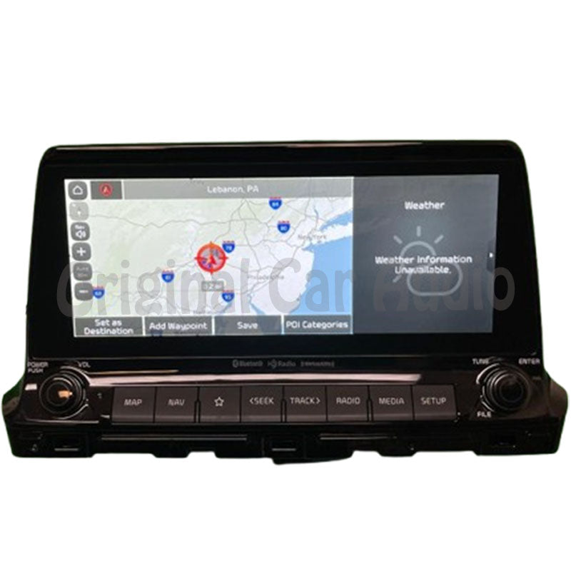 2022 Kia Seltos OEM Navigation Bluetooth XM HD Radio Touch Screen Display Receiver - Analog