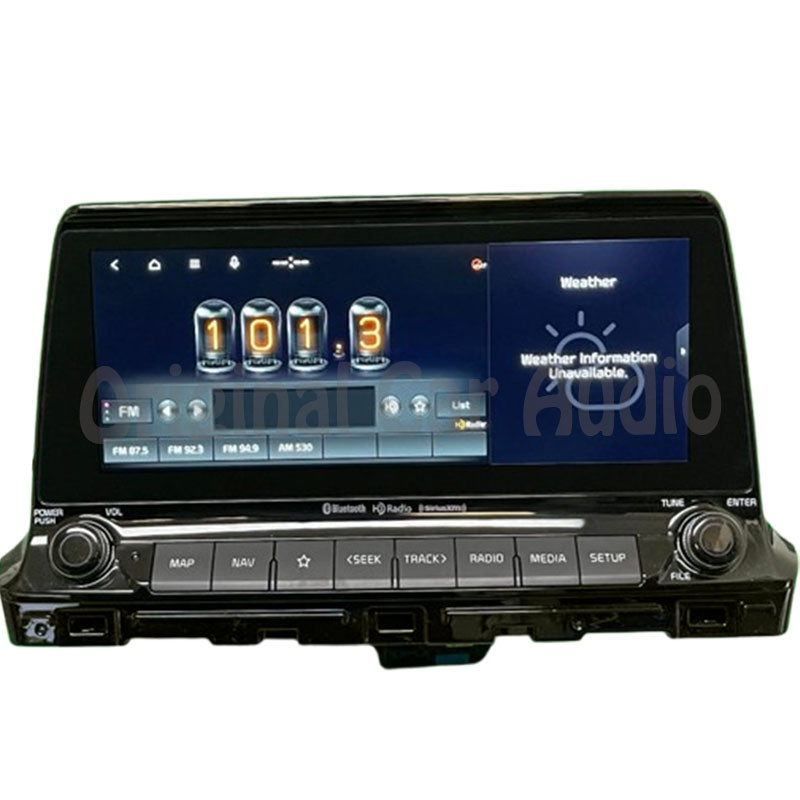 2022 Kia Seltos OEM Navigation Bluetooth XM HD Radio Touch Screen Display Receiver - Analog