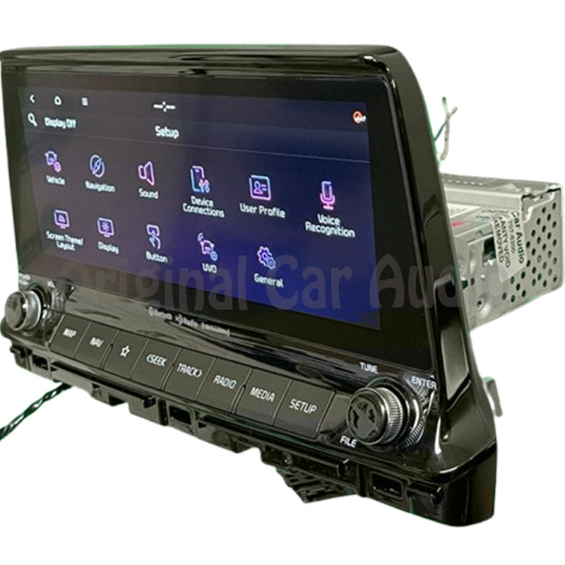 2022 Kia Seltos OEM Navigation Bluetooth XM HD Radio Touch Screen Display Receiver - Analog