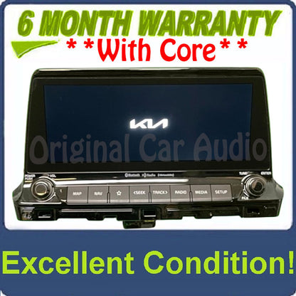 2022 Kia Seltos OEM Navigation Bluetooth XM HD Radio Touch Screen Display Receiver - Analog