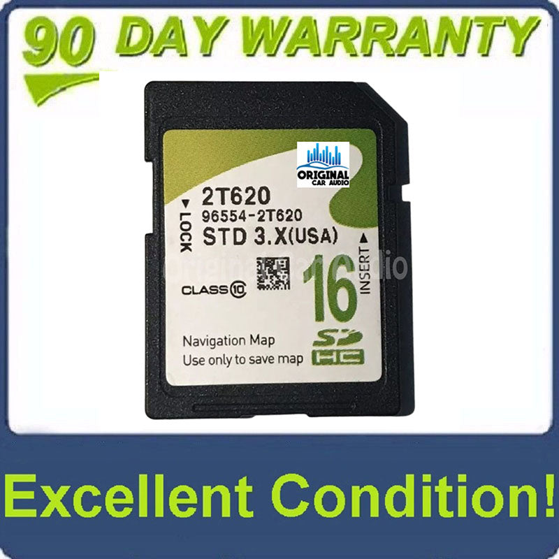 2013 - 2015 Kia Optima OEM Navigation Maps Factory SD Card STD 3.X 2T620