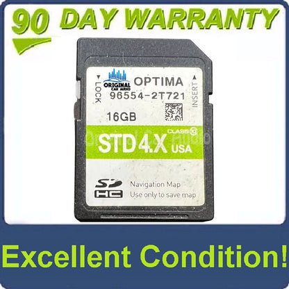 2014 - 2015 Kia Optima OEM Navigation Maps Factory SD Card STD 3.X 2T721