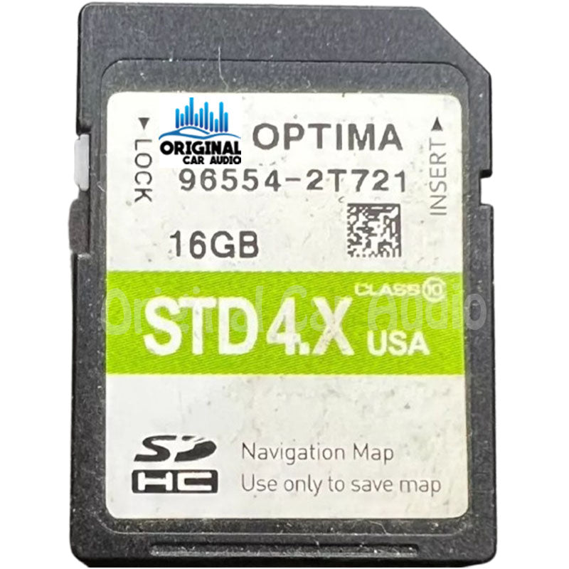 2014 - 2015 Kia Optima OEM Navigation Maps Factory SD Card STD 3.X 2T721