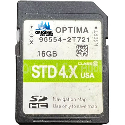 2014 - 2015 Kia Optima OEM Navigation Maps Factory SD Card STD 3.X 2T721