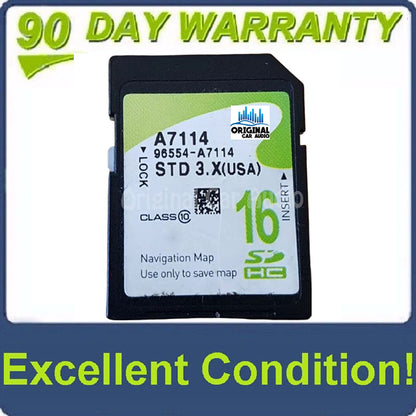 2014 - 2016 Kia Forte OEM Navigation Maps Factory SD Card STD 3.X A7115