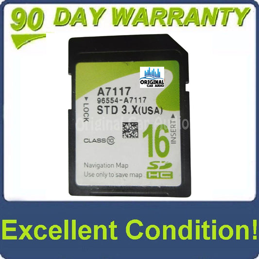 2014 - 2016 Kia Forte OEM Navigation Maps Factory SD Card STD 3.X A7117