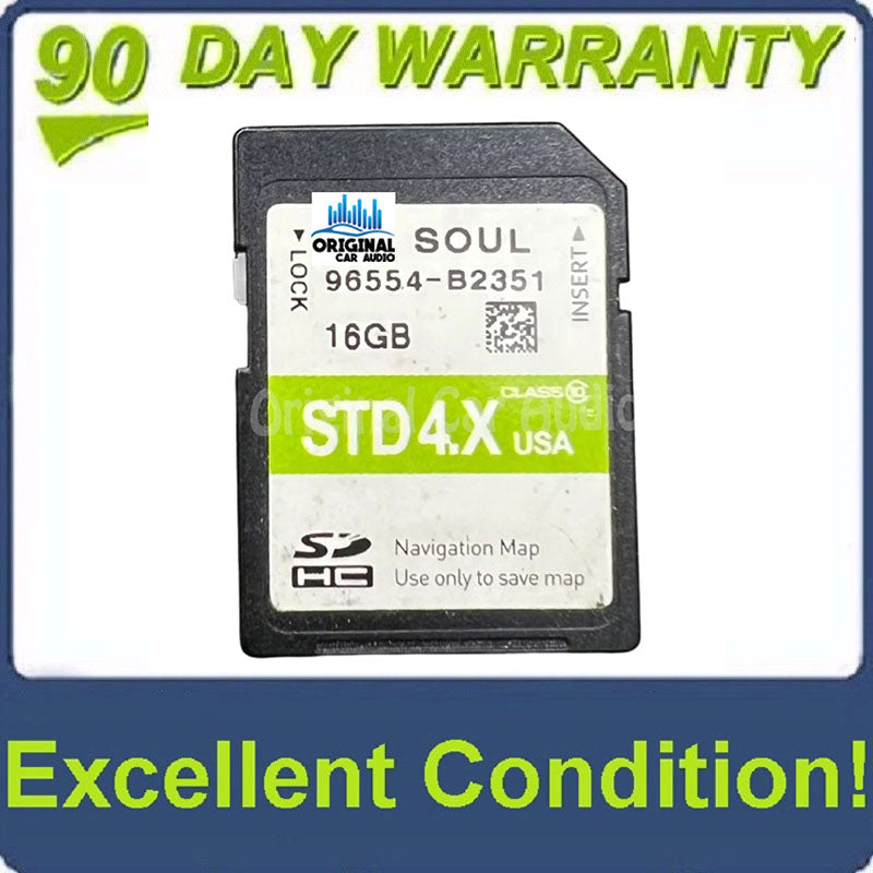 2014 - 2016 KIA SOUL OEM Navigation Maps SD Card STD 3.X B2351