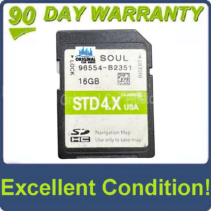 2014 - 2016 KIA SOUL OEM Navigation Maps SD Card STD 3.X B2351
