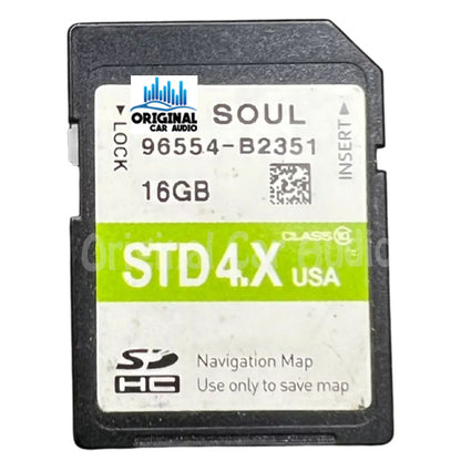 2014 - 2016 KIA SOUL OEM Navigation Maps SD Card STD 3.X B2351