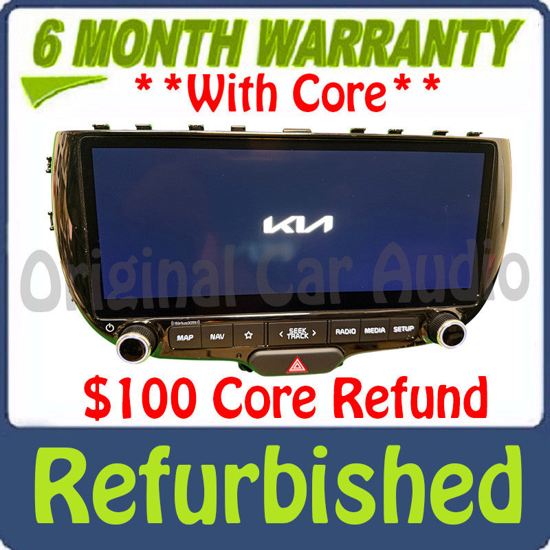 New Screen 2023 - 2025 Kia Soul OEM Multi Media Navigation GPS Car Play Android Auto Touch Screen Display Monitor XM Radio Receive