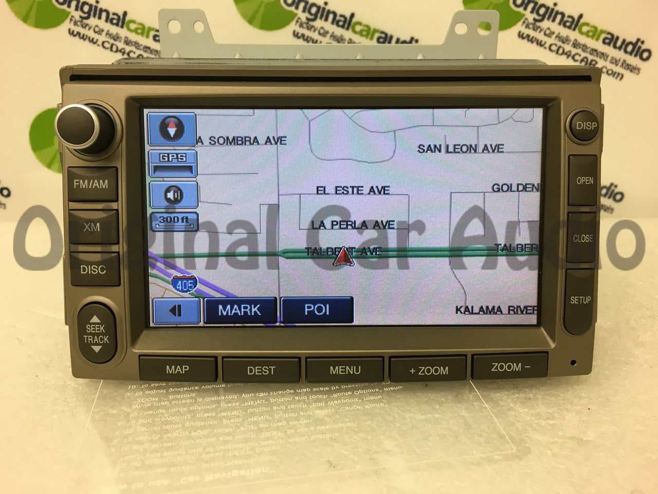 2006 - 2011 Hyundai Azera Veracruz OEM LG Navigation CD MP3 SAT Radio Beige