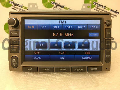 2006 - 2011 Hyundai Azera Veracruz OEM LG Navigation CD MP3 SAT Radio Beige