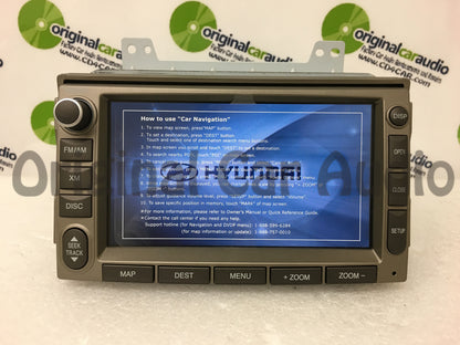 2006 - 2011 Hyundai Azera Veracruz OEM LG Navigation CD MP3 SAT Radio Beige