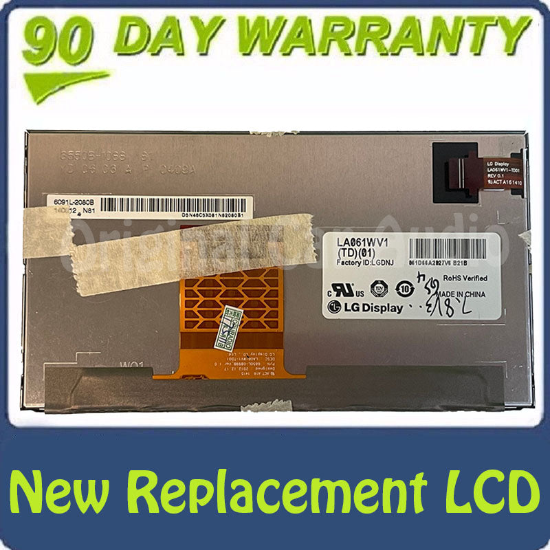 6.1" inch LA061WV1-TD01 For Toyota Camry RAV4 Car Navigation LCD display screen,