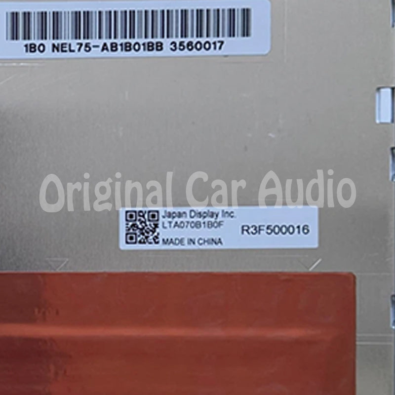 New Replacement 7" LTA070B1B0F Original LCD Display Screen Panel for Toshiba