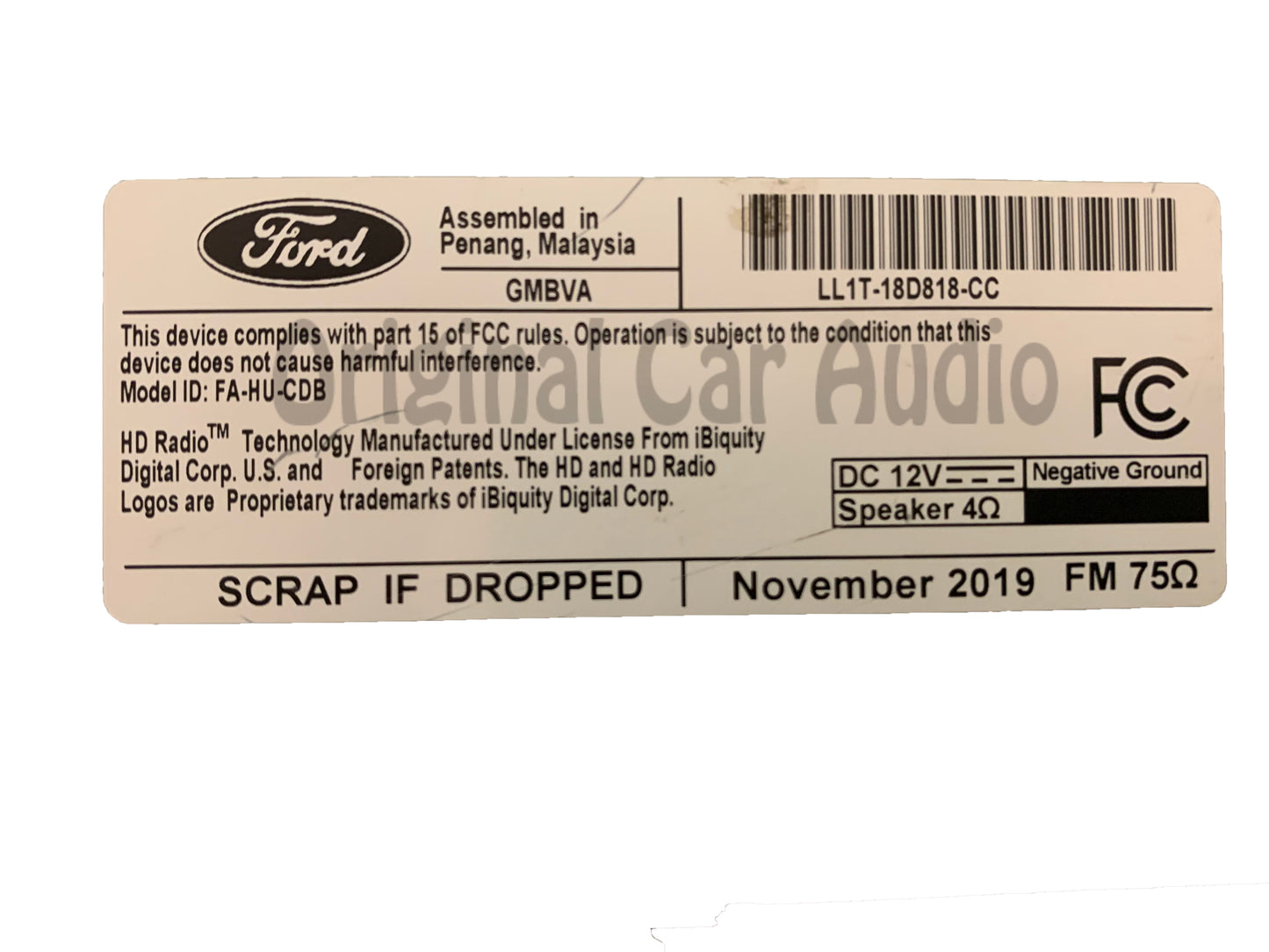 2019 - 2021 Ford Expedition RADIO RECEIVER AUDIO